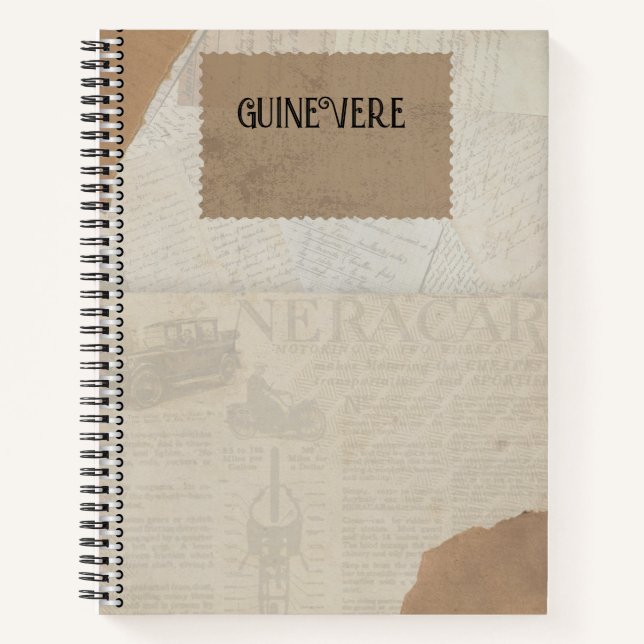 Cuaderno Bloc de notas de esbozo personalizado (Anverso)