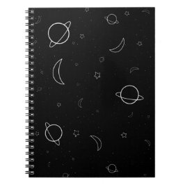 Cuaderno Bloc de notas de espacio