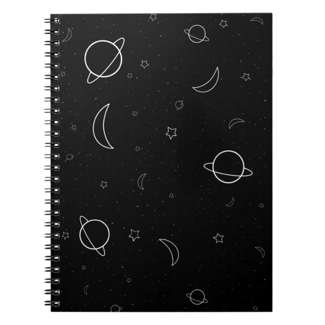 Cuaderno Bloc de notas de espacio (Frente)