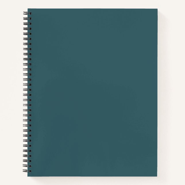 Cuaderno Bloc de notas de espiral azul Iris (Anverso)
