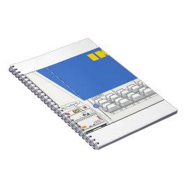 Cuaderno Bloc de notas de espiral cómica divertida