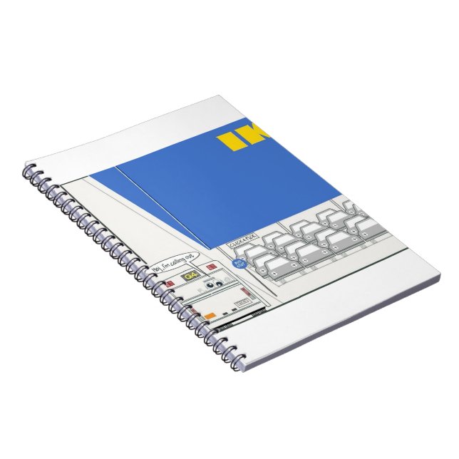 Cuaderno Bloc de notas de espiral cómica divertida (Lado Derecho)