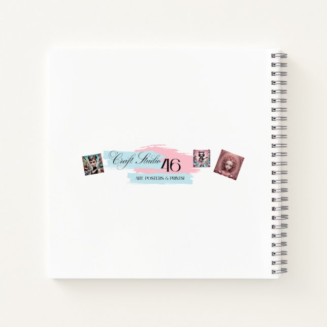 Cuaderno Bloc de notas de espiral de Alice In Wonderland -  (Reverso)