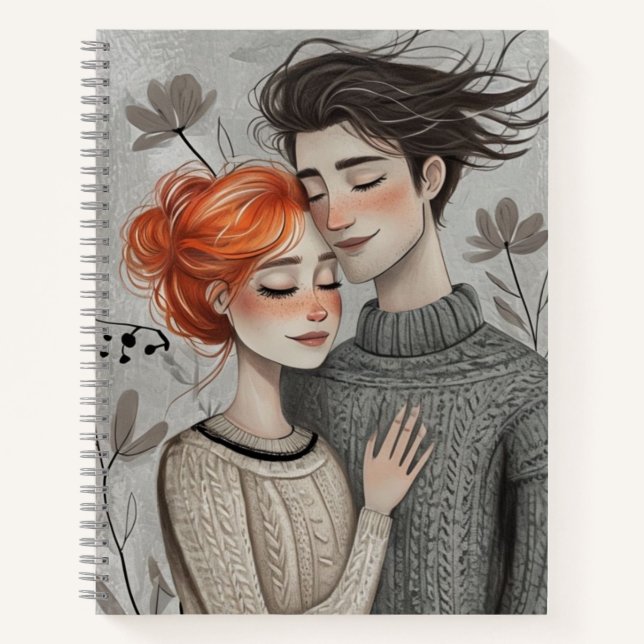 Cuaderno Bloc de notas de espiral de bonos etéreos (Anverso)