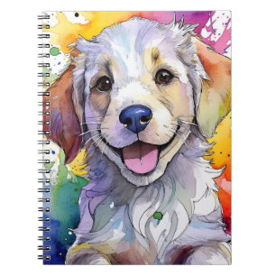 Cuaderno Bloc de notas de espiral de cobre con recuperación