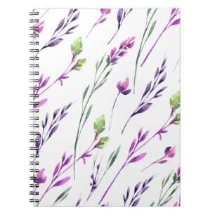 Cuaderno Bloc de notas de espiral de color azul