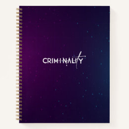 Cuaderno Bloc de notas de espiral de delitos de pareja
