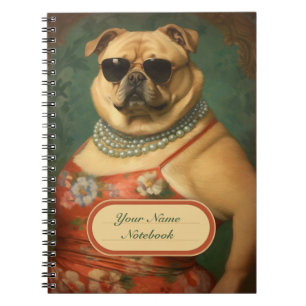 Cuaderno Bloc de notas de espiral de Glam Lady para perro d