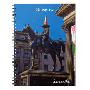 Cuaderno bloc de notas de espiral de Glasgow