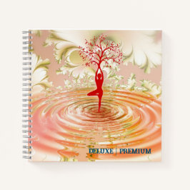 Cuaderno Bloc de notas de espiral de meditación