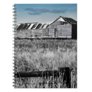 Cuaderno Bloc de notas de espiral de reliquia rural austral