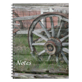 Cuaderno Bloc de notas de espiral de volante rústico de est