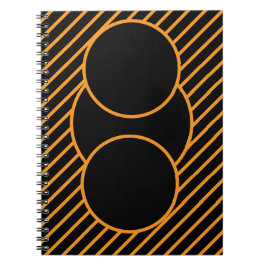 Cuaderno Bloc de notas de espiral geométrica moderno