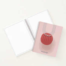 Cuaderno bloc de notas de espiral objet_10_sunrise