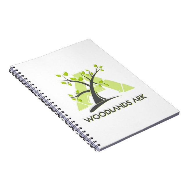 Cuaderno Bloc de notas de espiral WoodlandsARK (Lado Derecho)