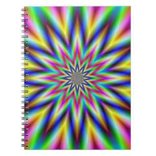 Cuaderno Bloc de notas de estrella de espectro