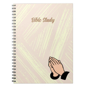Cuaderno Bloc de notas de estudio de la biblia
