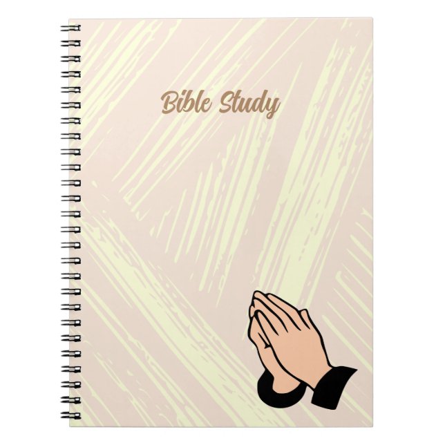 Cuaderno Bloc de notas de estudio de la biblia (Frente)