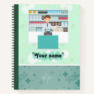 Cuaderno bloc de notas de farmacia