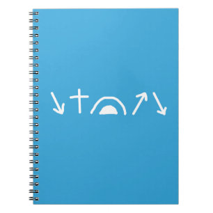 Cuaderno Bloc de notas de flechas de gospel