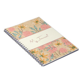 Cuaderno Bloc de notas de Floral
