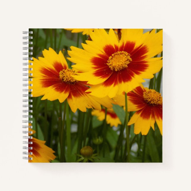 Cuaderno Bloc de notas de flores (Anverso)