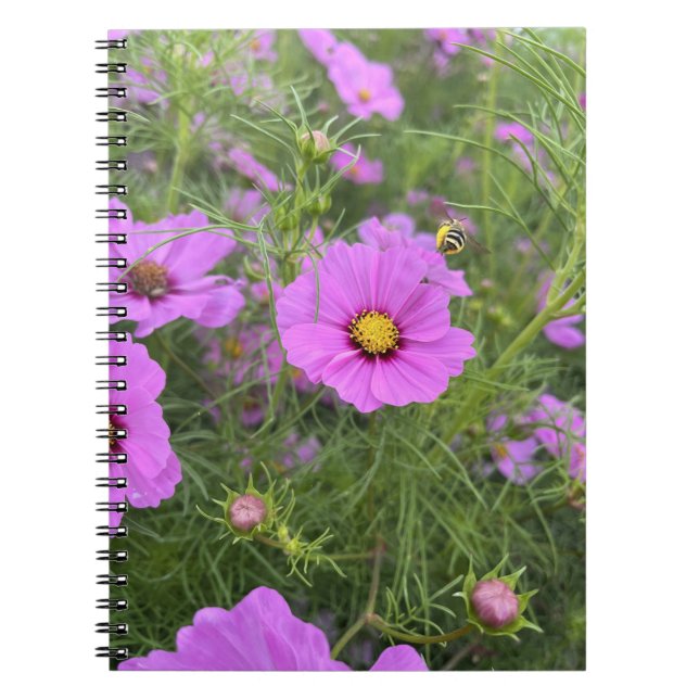 Cuaderno Bloc de notas de flores (Frente)