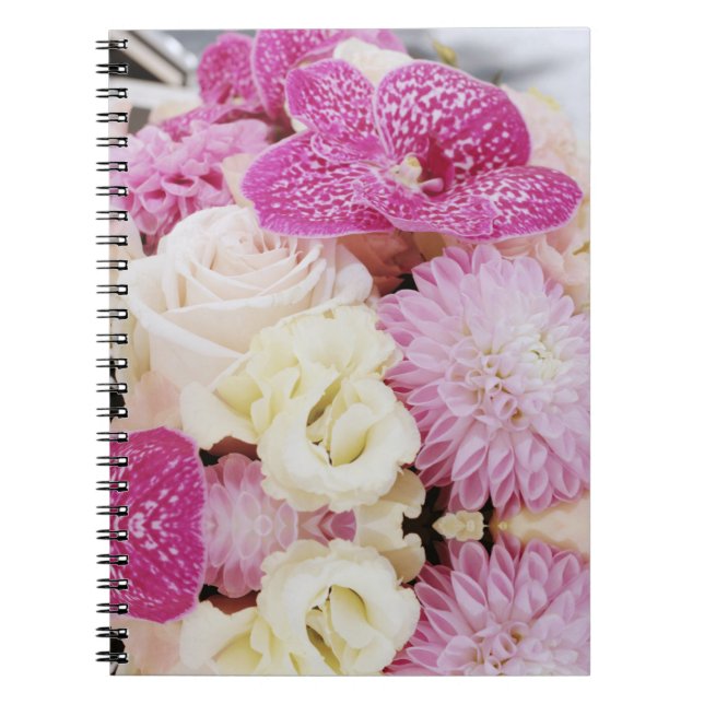 Cuaderno Bloc de notas de flores (Frente)