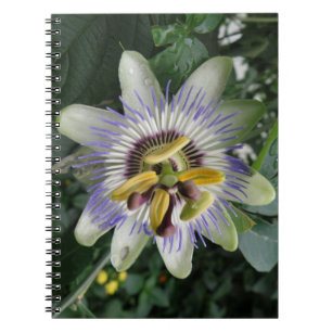 Cuaderno Bloc de notas de flores de pasión