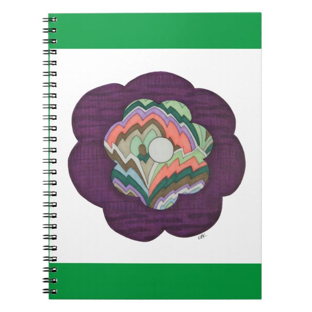 Cuaderno Bloc de notas de flores Deco (Frente)