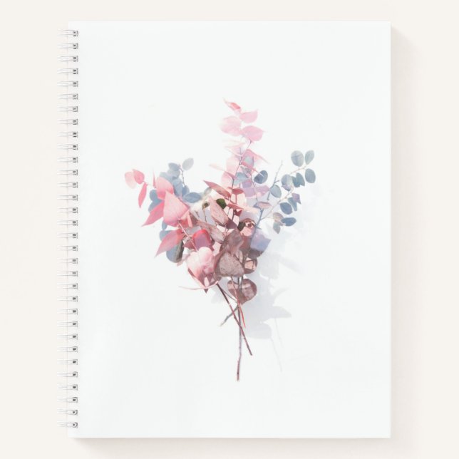 Cuaderno Bloc de notas de Flowers College (Anverso)