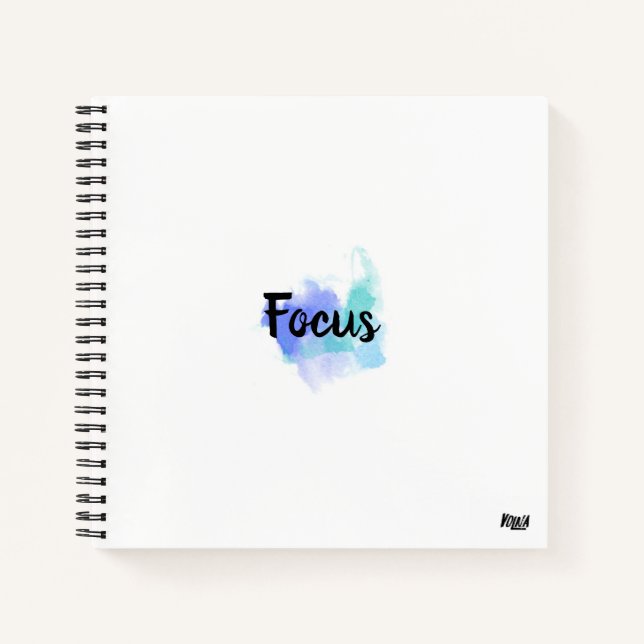 Cuaderno bloc de notas de foco (Anverso)