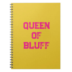 Cuaderno Bloc de notas de fotografía Bluff Queen Spiral