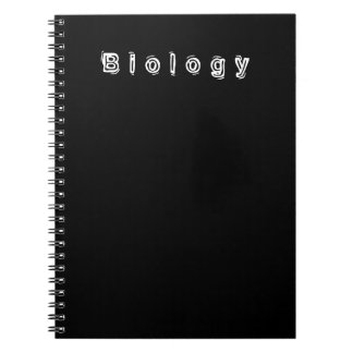 Cuaderno Bloc de notas de fotografía de espiral de biología