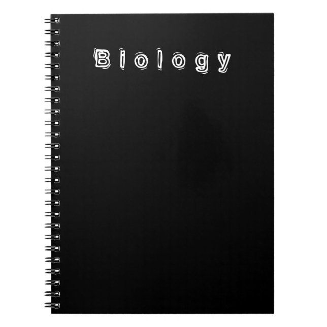 Cuaderno Bloc de notas de fotografía de espiral de biología (Frente)