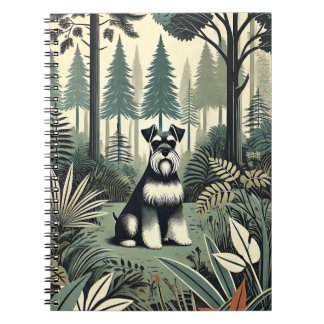 Cuaderno Bloc de notas de fotografía en espiral Schnauzer