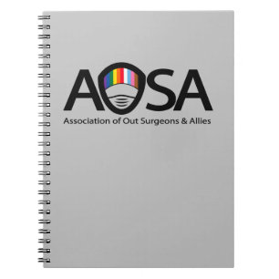 Cuaderno Bloc de notas de fotografía espiral AOSA (gris)