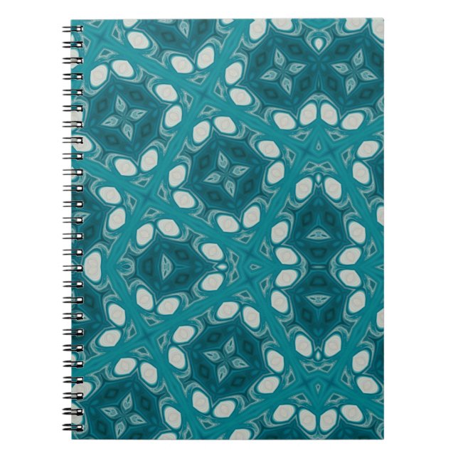 Cuaderno Bloc de notas de fotografía espiral de resumen de  (Frente)
