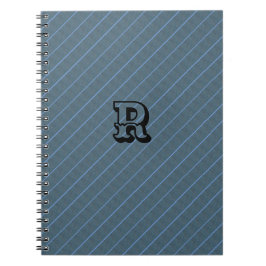 Cuaderno Bloc de notas de fotografía GRIS AZUL CUTE MODERNO