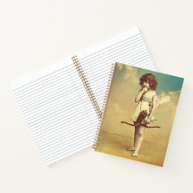 Bloc de notas de fotos cupido y con estilo de flec