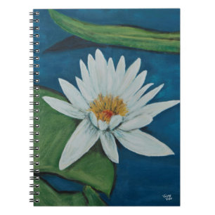 Cuaderno Bloc de notas de fotos de Be Still Spiral