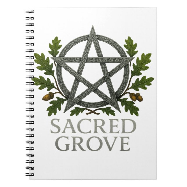 Cuaderno Bloc de notas de fotos de sagrados bosques (Frente)