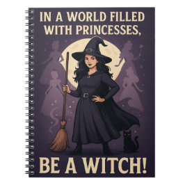 Cuaderno Bloc de notas de fotos en espiral de brujas