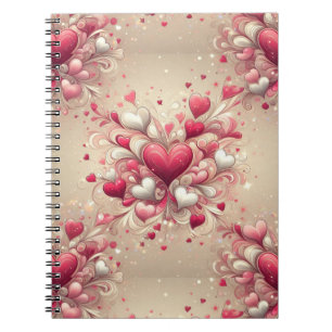 Cuaderno Bloc de notas de fotos en espiral El día de San Va