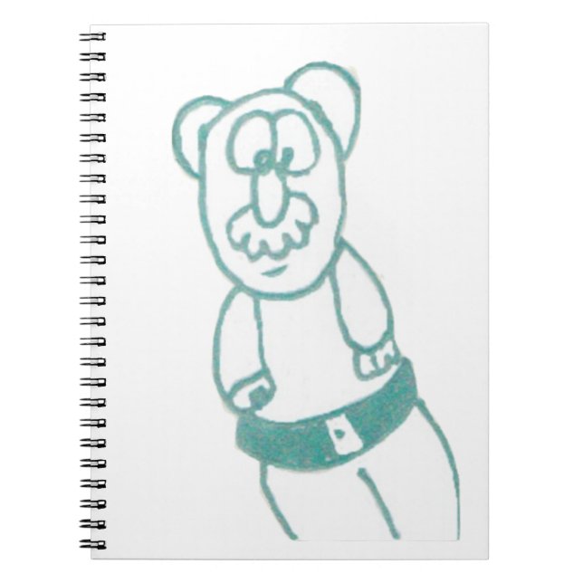 Cuaderno Bloc de notas de fotos en espiral máximo (Frente)