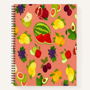 Cuaderno Bloc de notas de frutas de cítricos