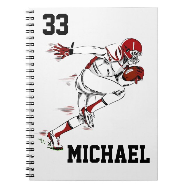 Cuaderno Bloc de notas de fútbol (Frente)