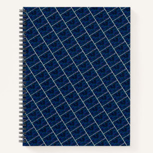 Cuaderno Bloc de notas de galaxia azul