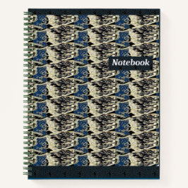 Cuaderno Bloc de notas de galaxia azul