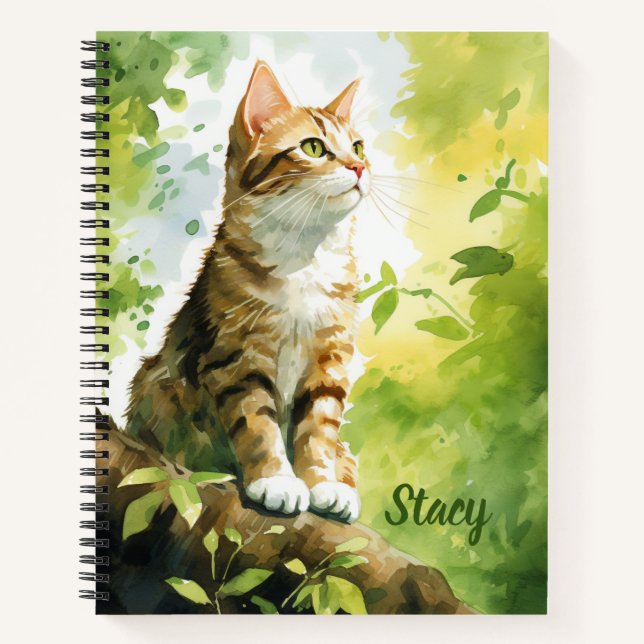 Cuaderno Bloc de notas de gato (Anverso)